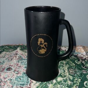 Vintage Playboy Club Black Beer Mug